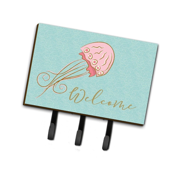 Carolines Treasures Jelly Fish Welcome Leash or Key Holder BB8555TH68 - main